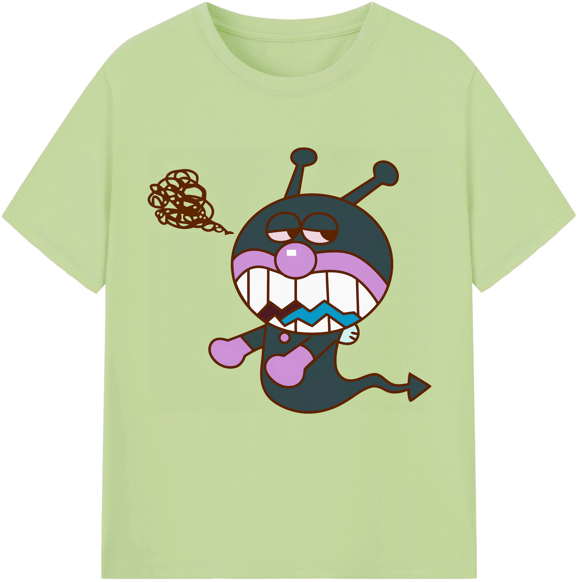 （画像用） アンパンマン Anpanman 綿100％半袖Tシャツ（フロントプリント）